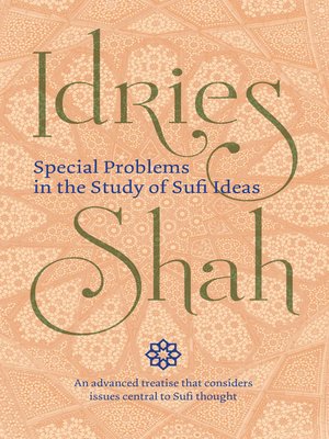cover image of Special Problems in the Study of Sufi Ideas
